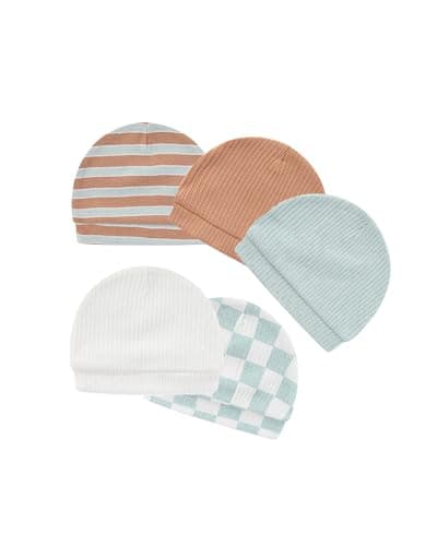 ZAVBABY Baby Boy Hats Mittens and Socks Set Cotton Newborn Girl Hat Glove 0-6 Month — view 4