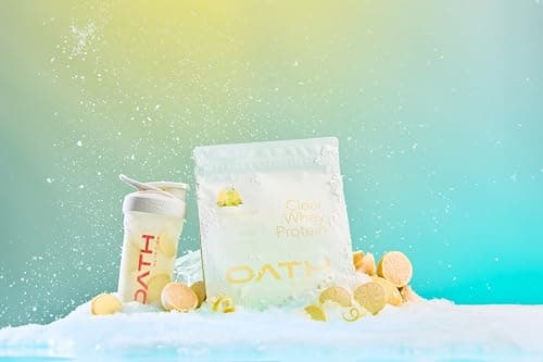Oath Nutrition Clear Whey Isolate Protein Powder, Frosty Lemonade, 20g Complete Protein per Serving, No Added Sugar, Grass-Fed, 21 Servings — view 5