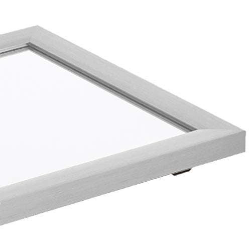 Amazon Basics Rectangular Wall Mirror 16" x 20" - Standard Trim, Nickel — view 2