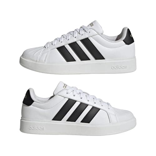 adidas Women's Streetalk, White/Black/Gold Metallic, 8 — view 6