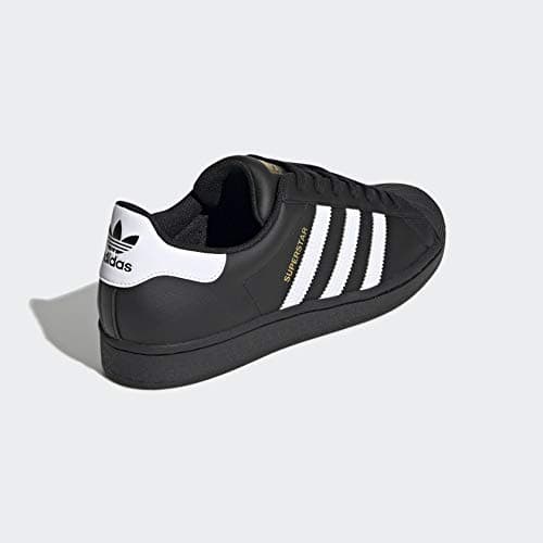 adidas Originals Men's Superstar Sneaker, Black/White/Black, 10 — view 6