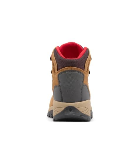 Columbia Womens Newton Ridge Plus Waterproof Amped, Elk/Mountain Red, 9 Wide — view 3