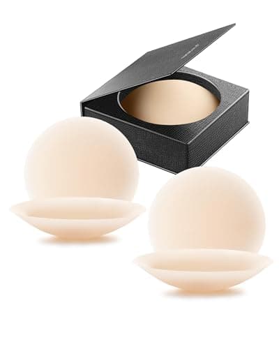 VOCH GALA Premium Nipple Covers for Women 2 Pairs Crème