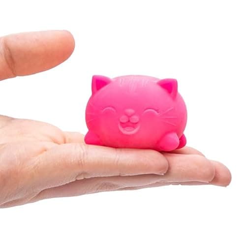 Schylling NeeDoh Teenie Cool Cat - Sensory Squeeze Toy - Contains 3 Mini Groovy Globs - 1.5" Wide - Color May Vary (Pack of 1) — view 3