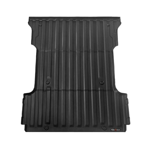 TripleAliners Truck Bed Mat Compatible with 2015-2024 Ford F150 Accessories 6.5FT Vehicle Bed Mat Perfectly Flush All Weather Protection TPE Heavy Duty Pickup Car Bed Cargo Mat — view 7