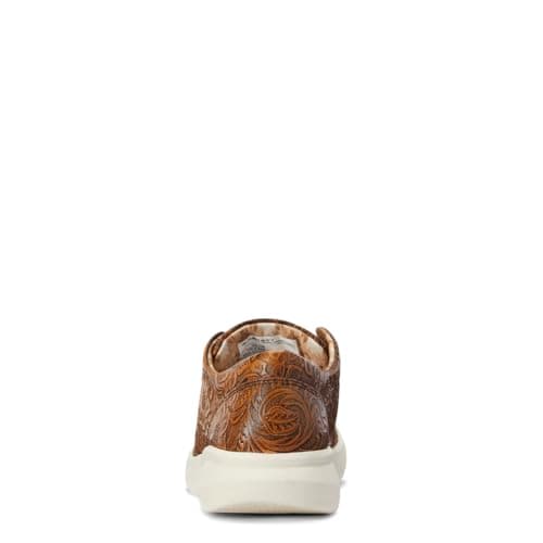 ARIAT Women's Hilo Loafer, Brown Floral Emboss, 10 — view 3