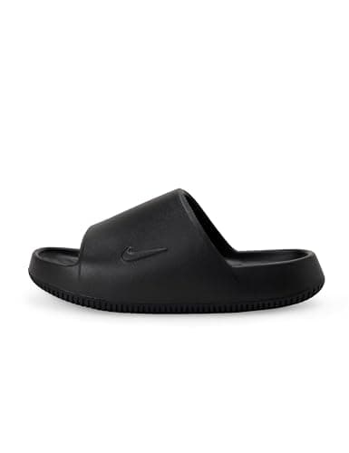 Nike Calm 2.0 Women's Slides, Black/Black-Black, 8
