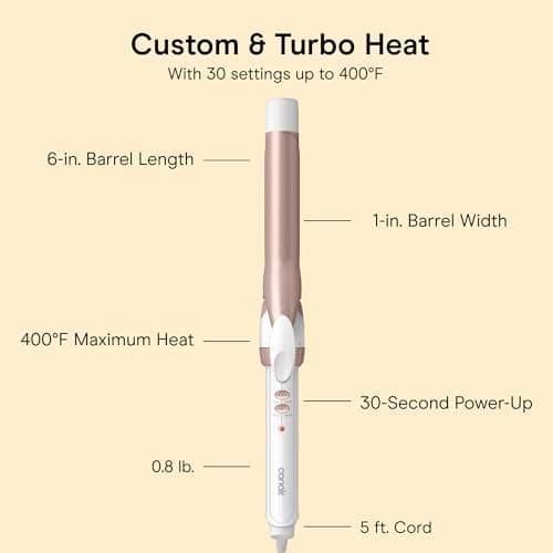 Conair Double Ceramic 1 in. Curling Iron — view 3