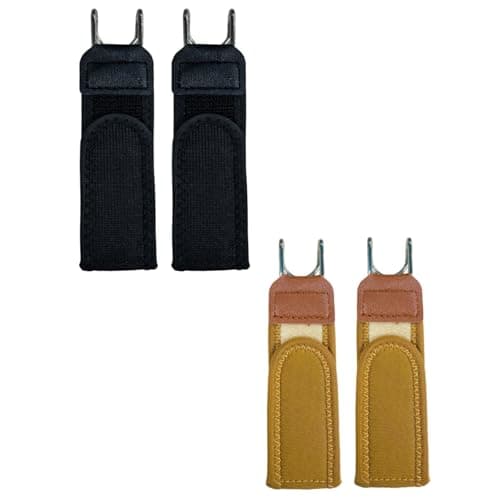Buckleless Belt for Men Tactical Metal Hook Elastic Buckle Less Loops with Hooks Adjustable Women Generic Belts Side Unisex Waist Invisible Belttactical Outdoor Comfortable 4PCS