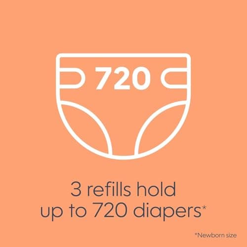 Diaper Genie Max Fresh Clean Laundry Scent Diaper Disposal Pail Refills, Pack Of 3 — view 3