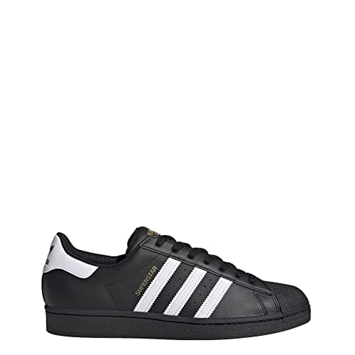 adidas Originals Men's Superstar Sneaker, Black/White/Black, 10 — view 2
