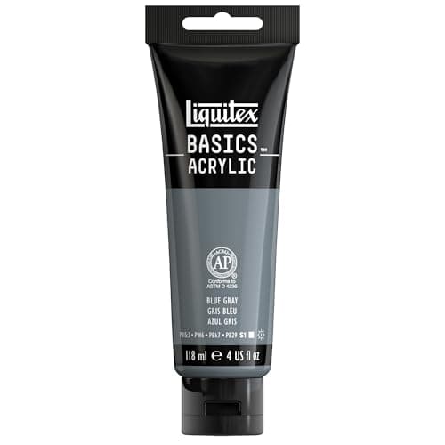 Liquitex BASICS Acrylic Paint, 4-oz tube, Blue Gray