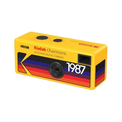 KODAK CHARMERA Keychain Digital Camera Blind Box Single Box (1PC),Mini Camera,Digicam,Video Recording,Bag Charm,1.6 Megapixels,Micro SD Card Slot,for Beginners Teens and Adults