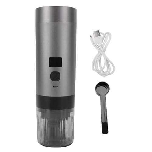 Focket Portable Coffee Maker, 200ml 3 in 1 Fast Heating Rechargeable Battery Travel Coffee Maker, Portable with Ground and Capsule Compatibility for Business Trips — view 5