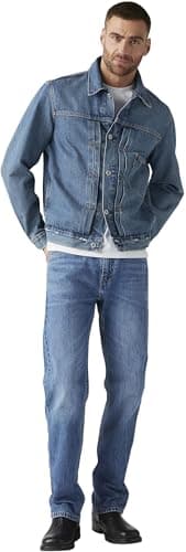 Levi's Men's 505 Regular Fit Jeans (Also Available in Big & Tall), Fremont Drop Shot-Medium Indigo, 34W x 32L — view 4