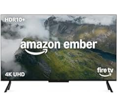 Amazon Ember 55" 4-Series with Fire TV (newest model), 4K Ultra HD smart TV with Alexa Remote, HDR10+, fast processor, Dolby Audio, Ambient Experience, free and live TV, find shows faster with Alexa+