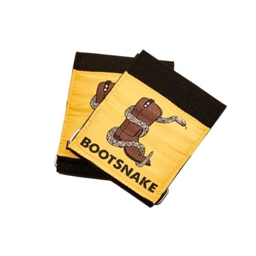 Bootsnake Cowboy Boot Accessory Strap, Reduces Boot Lines, Keeps Pant Legs Smooth, Blocks Dirt and Debris (Yellow, Standard)