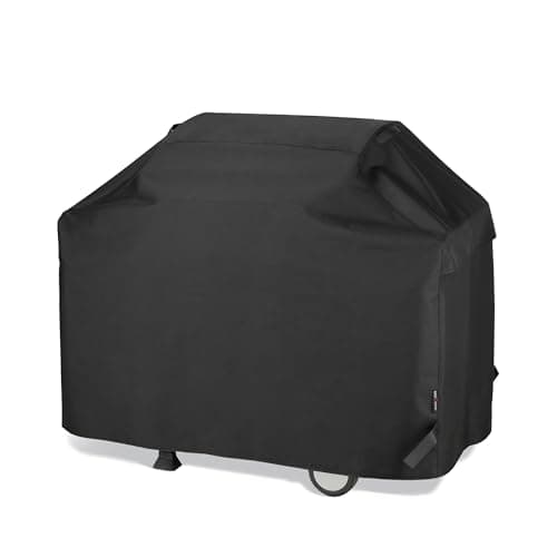 UNICOOK BBQ Cover 60 Inch, Heavy Duty Waterproof Housse BBQ, Special Fade and UV Resistant Outdoor Barbecue Grill Cover, Barbecue Accessories Compatible for Weber Char-Broil Nexgrill and More