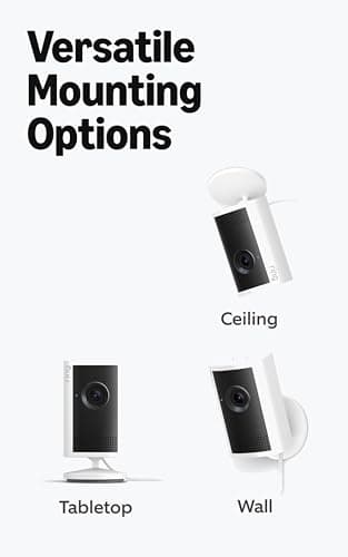 Ring Indoor Cam Plus (newest model), Home or business security, Retinal 2K for crisp, true-to-life video quality, 4x Enhanced Zoom, Low-Light Sight, White — view 6