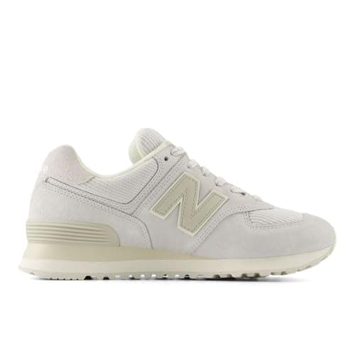 New Balance Women's 574 V2 Sneaker, Grey/Calcium, 85 B — view 4