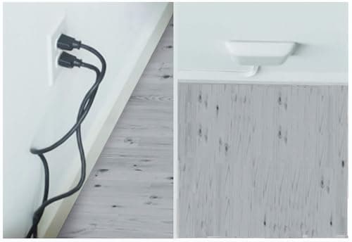 Sleek Socket Original & Patented Flat Ultra-Thin Outlet Concealer with Extension Cord Kit, Multi Outlets Power Strip, Ideal for Home Improvement, Hide Bulky and Messy Cords, 3ft — view 2