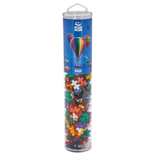 PLUS PLUS - Tube Basic Color Mix - 240 pieces - Creative Building and Construction Set - Mix of 10 Colors in a Tube - Kids 5 to 12 Years - P4185 — view 3