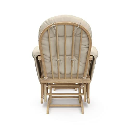 Storkcraft Premium Hoop Glider & Ottoman (Natural/Beige) — GREENGUARD Gold Certified Nursery Glider, Solid Wood Craftsmanship, Smooth-Gliding Nursery Chair and Ottoman, Award-Winning — view 11