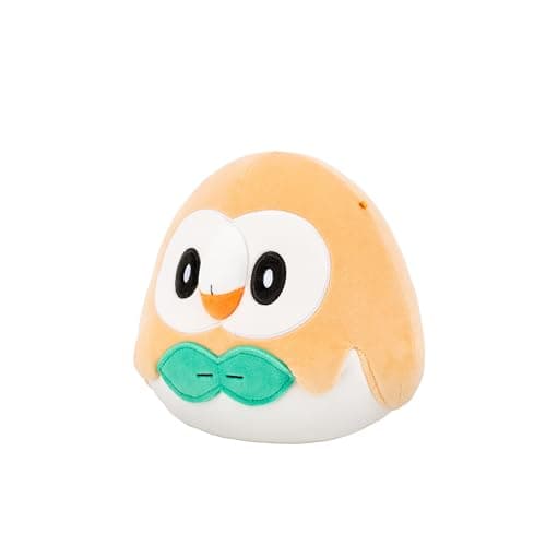 Squishmallows Original 8in Rowlet Pokémon Plush - Ultrasoft Official Jazwares Plush (Little)