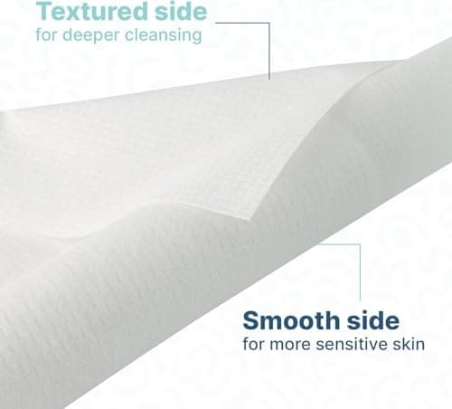 Nat.&Co. Derma Care Pro 100% USDA Biobased Material XL Towel - Professional Grade Extra Large Face Towels - Bio-Based Towel, Makeup Remover Dry Wipes, Facial Wash Cloths for Sensitive and Clean Skin — view 4