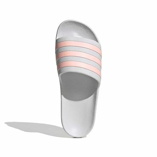 adidas Women's Adilette Aqua, DashGreyHazeCoralDashGrey, 7 — view 2