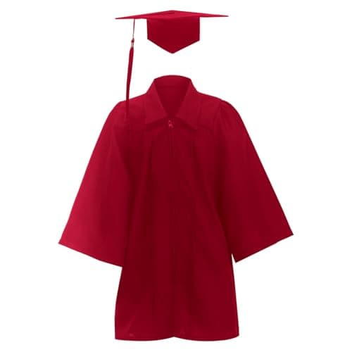 2026 Kids Graduation Cap and Gown Kindergarten Graduation Gown and Cap Set for Kids Boys Girls Preschool with Tassel