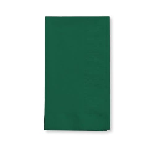 Creative Converting Touch of Color 100 Count 2-Ply Paper Dinner Napkins, Hunter Green