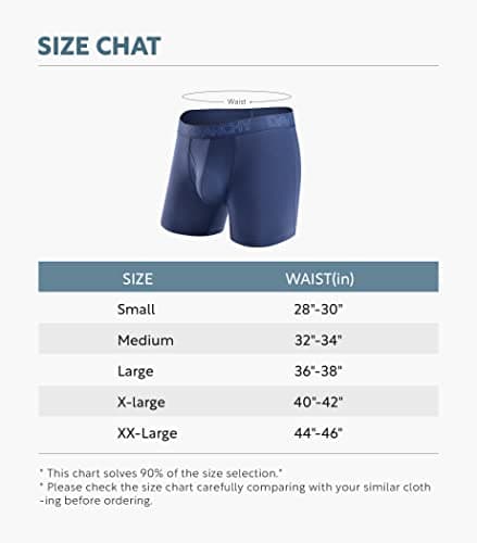 DAVID ARCHY Men's Underwear Bamboo Rayon Boxer Briefs with Fly Multipack — view 6