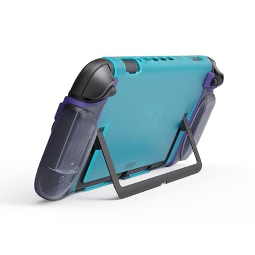 Savage Raven by Skull & Co. FissionGrip: Dockable Split Protective Case for Nintendo Switch 2 (2025), Slim PC Shell with Detachable Grip Cover - Color Block Limited Edition — view 2