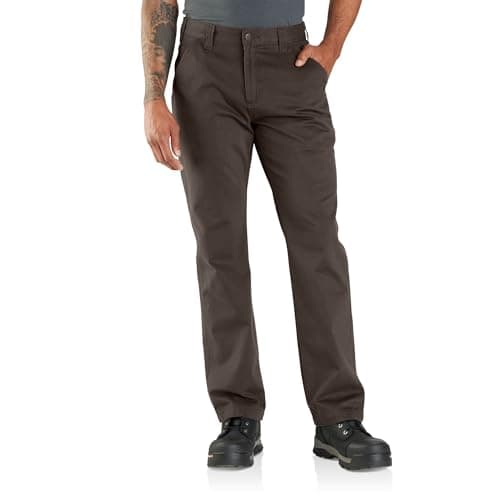 Carhartt Men's B324 Washed Twill Relaxed Fit Pant, Dark Coffee, 32W x 32L