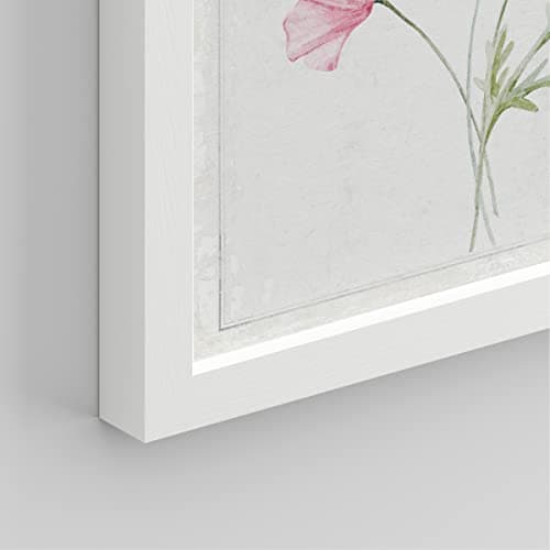 SIGNWIN Framed Lavender Rose Daisy Cornflower Wall Art, Set of 4 Nature Wilderness Wall Decor Prints, Botanical Floral Wall Décor for Living Room, Bedroom - 8"x10"White — view 4