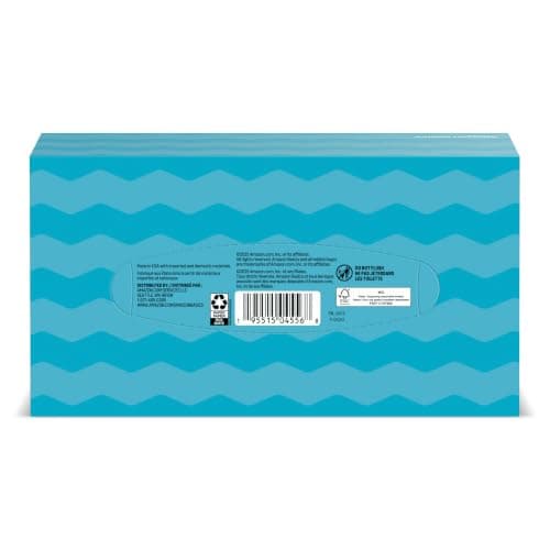 Amazon Basics Facial Tissue, 2-Ply, 640 Count (4 Packs of 160), (Packaging may vary) — view 5