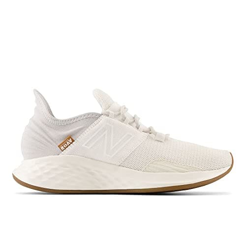 New Balance Women's Fresh Foam Roav V1 Running Shoe, Paper White/Gum, 8 M — view 2