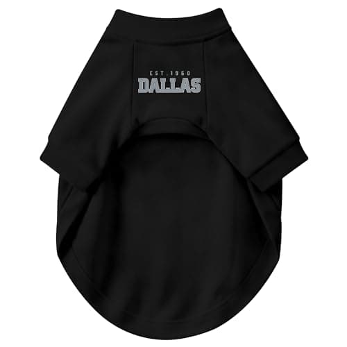 DALLASC Dallas Dog Clothes Jersey Style Personalized Pet T Shirt with Custom Name Number for Small Medium Large Dogs — view 6