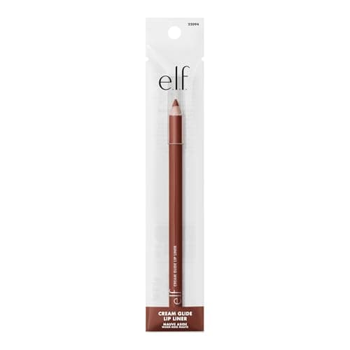 e.l.f. Cream Glide Lip Liner, Highly-Pigmented Pencil For Shaping & Sculpting Lips, Semi-Matte Finish, Vegan & Cruelty-Free, Mauve Aside — view 7