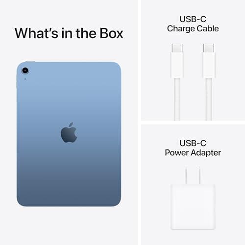 Apple iPad 11-inch: A16 chip, 11-inch Model, Liquid Retina Display, 128GB, Wi-Fi 6, 12MP Front/12MP Back Camera, Touch ID, All-Day Battery Life — Blue — view 5