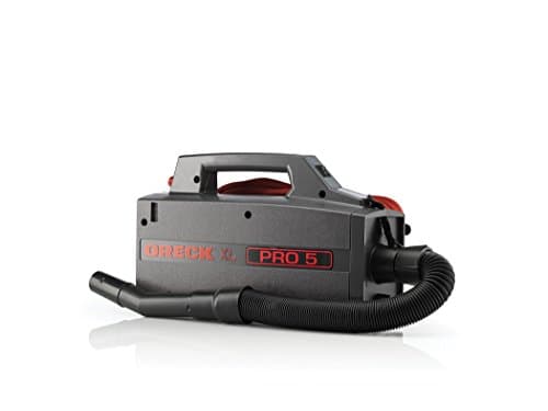 Oreck Commercial XL Pro 5 Super Compact Canister Vacuum Cleaner, Lightweight Bagged Canister Vac with Attachments, Portable, Extended Cleaning Reach, Corded Vacuum Cleaners for Commercial Use — view 2