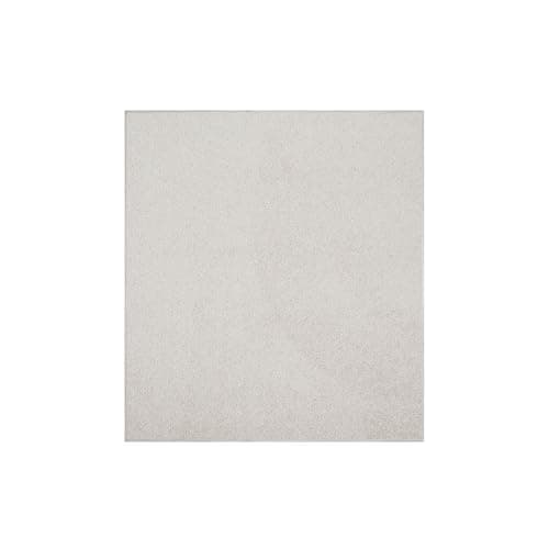 Ambiant Pet Friendly Solid Color Area Rugs Off White - 3' Square, Indoor, Stain Resistant, Perfect for Living Room, Bedroom, Dining Room, Entryway, Pet & Kids Friendly Rug, Wedding, Made in USA
