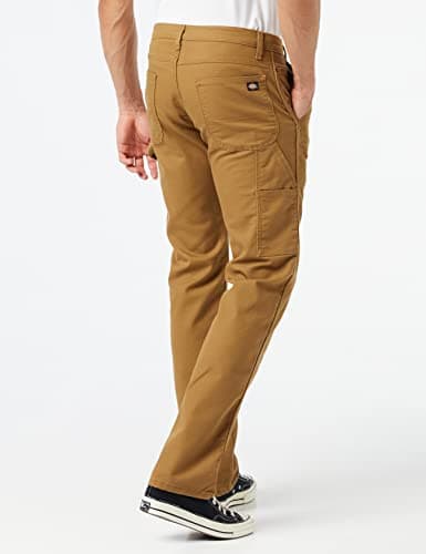 Dickies Mens Tough Max Duck Carpenter Pants, Stonewashed Brown Duck, 36W x 32L US — view 4