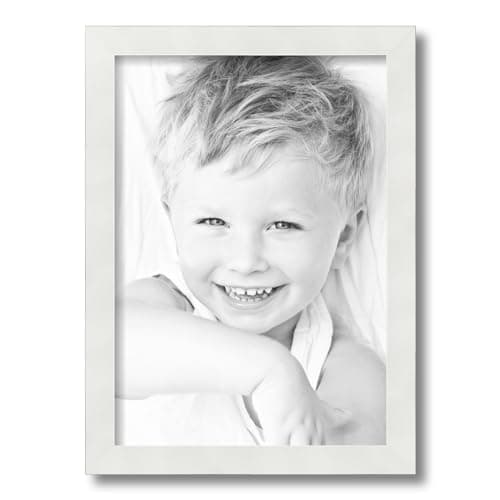 ArtToFrames 12x17 inch Satin White Frame Picture Frame, 2WOMFRBW26074-12x17 — view 2