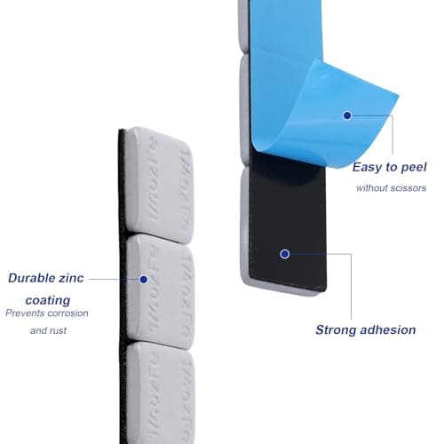 7oz Weights Kit for Pinewood Derby Cars, 13pcs No-Drill Adhesive Pine Wood Car Weights with 3oz Flexible Strip & 1/4oz 1/2oz Blocks Accessorie for Race Car Wheels Axles COG Speed Adjustment (Gray) — view 3