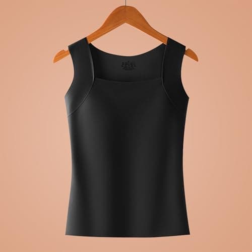 Women's U Neck Shapewear Built-in Bra Tank High Strechy Sleeveless Slim Tops Camisole Workout Tops Padded Yoga Shirts — view 8