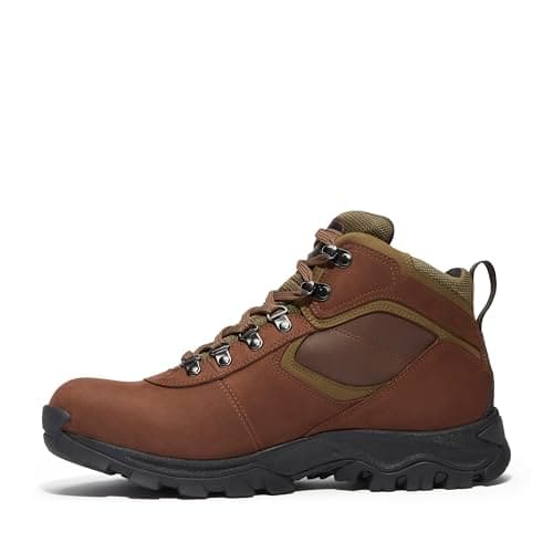 Timberland Men's Mt. Maddsen Mid Leather Wp Hiking Boot, Dark Brown Nubuck, 10 Medium — view 6