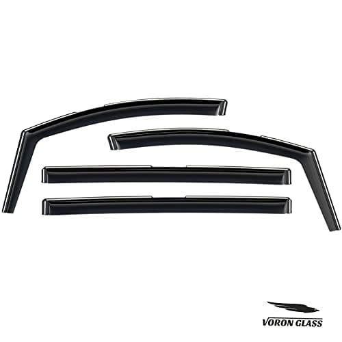 Voron Glass in-Channel Extra Durable Rain Guards for Toyota Sienna 2021-2026, Window Deflectors, Vent Window Visors, 4 Pieces - 200423 — view 6