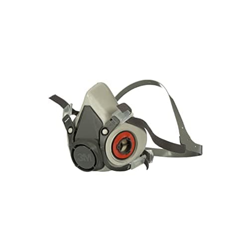 3M Half Facepiece Reusable Respirator 6200, Gases, Vapors, Dust, Paint, Cleaning, Grinding, Sawing, Sanding, Welding, Adjustable Headstraps, Bayonet Connection, Medium — view 5